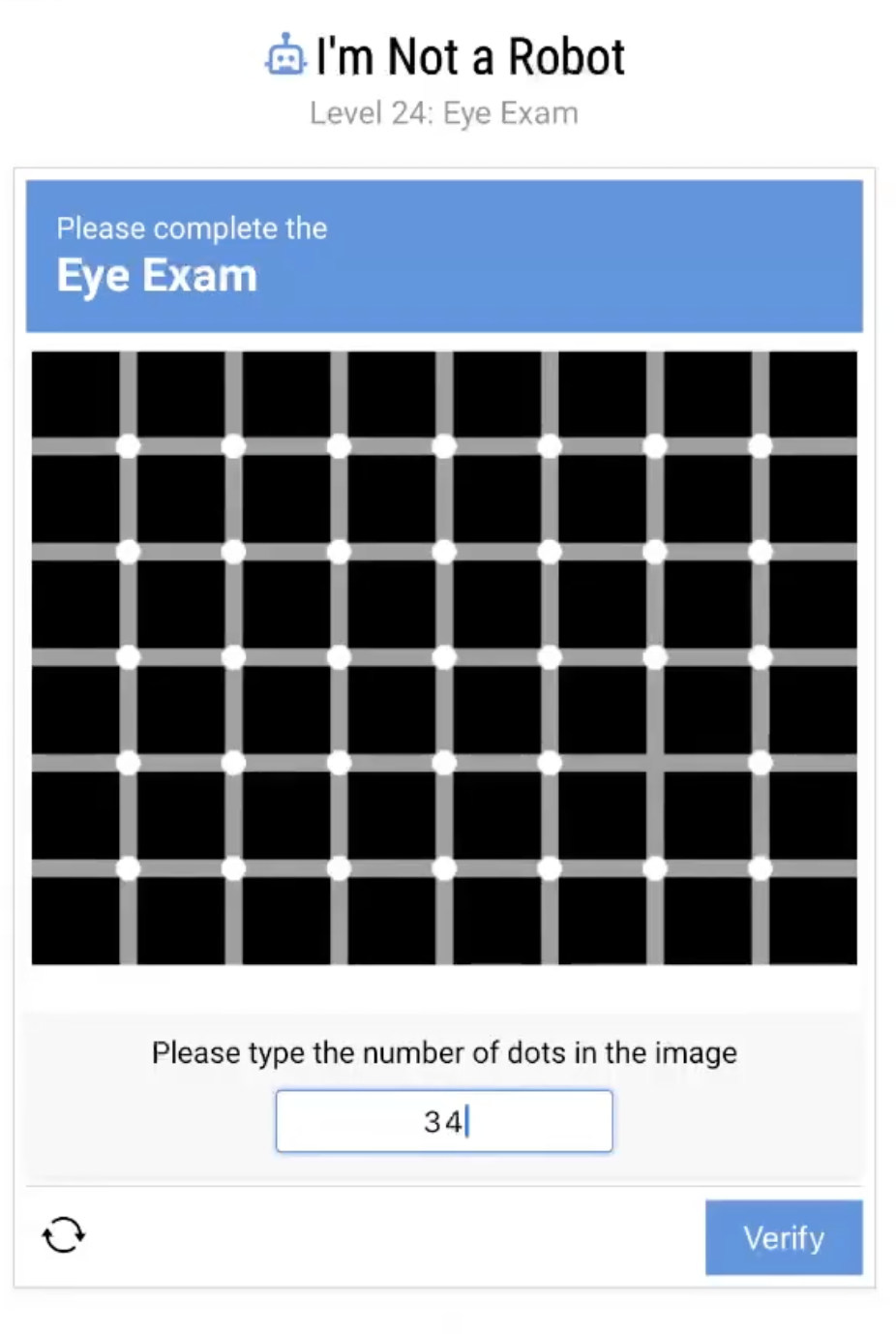 I'm Not a Robot Level 24 Eye Exam - Guide image 3